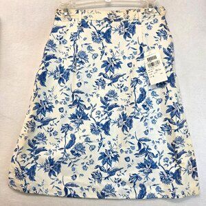 Vintage Woolrich Floral A Line Skirt Sze 6 White Cottagecore Romantic Fairycore